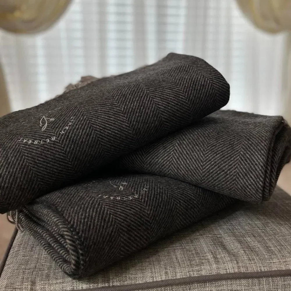 Mongolian 100% WOOL Blanket Throw
